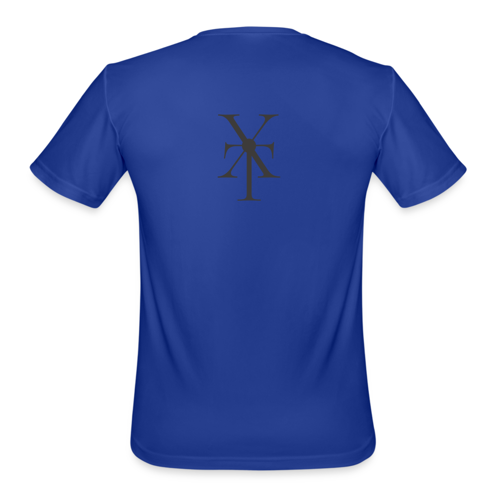 X TRIM - Disciple≠Motivation Performance T-Shirt - royal blue