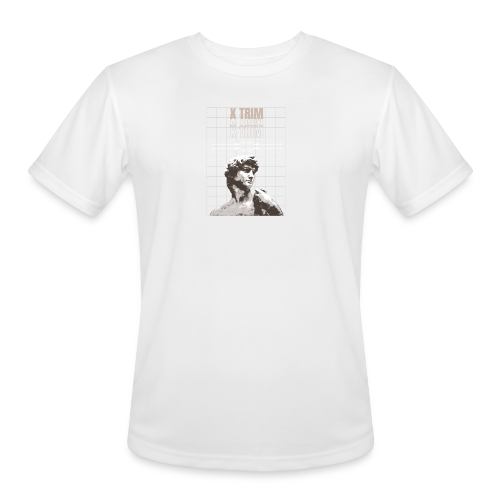 X TRIM - Statue of David Performance T-Shirt - white