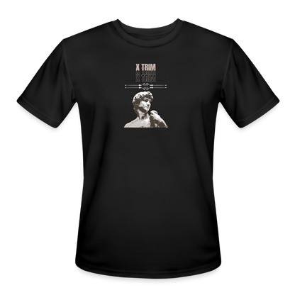 X TRIM - Statue of David Performance T-Shirt - black