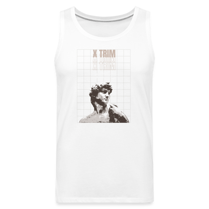 X TRIM - Statue of David Premium Tank - white