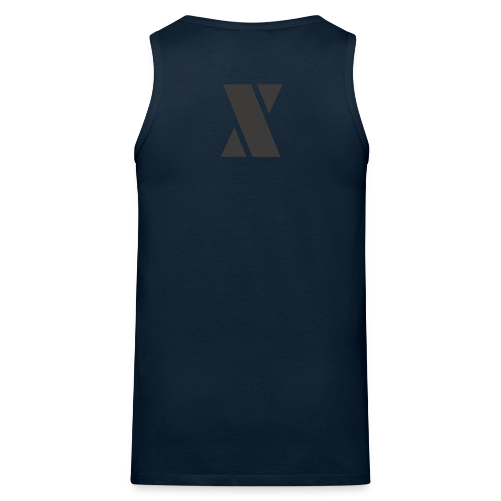 X TRIM - Statue of David Premium Tank - deep navy