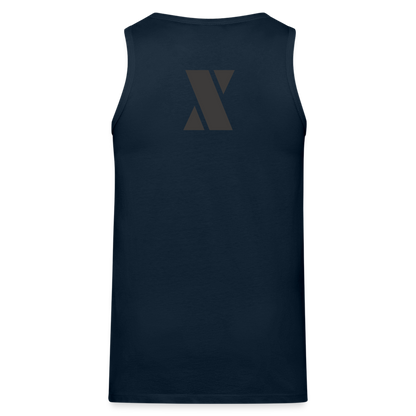 X TRIM - Statue of David Premium Tank - deep navy