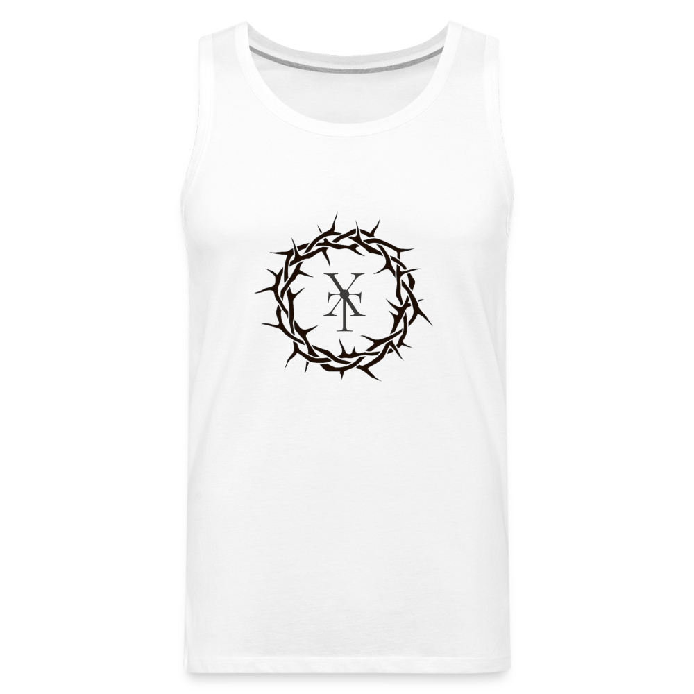 X TRIM - Crown of Thorns Premium Tank - white