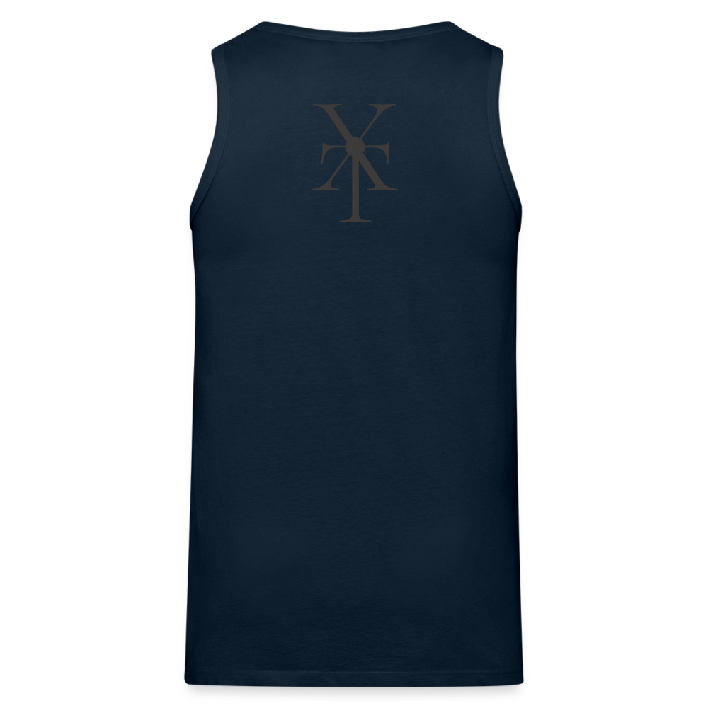 X TRIM - Disciple≠Motivation Premium Tank - deep navy