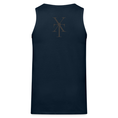 X TRIM - Disciple≠Motivation Premium Tank - deep navy