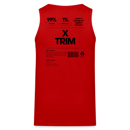 X TRIM - Royalty  Premium Tank - red