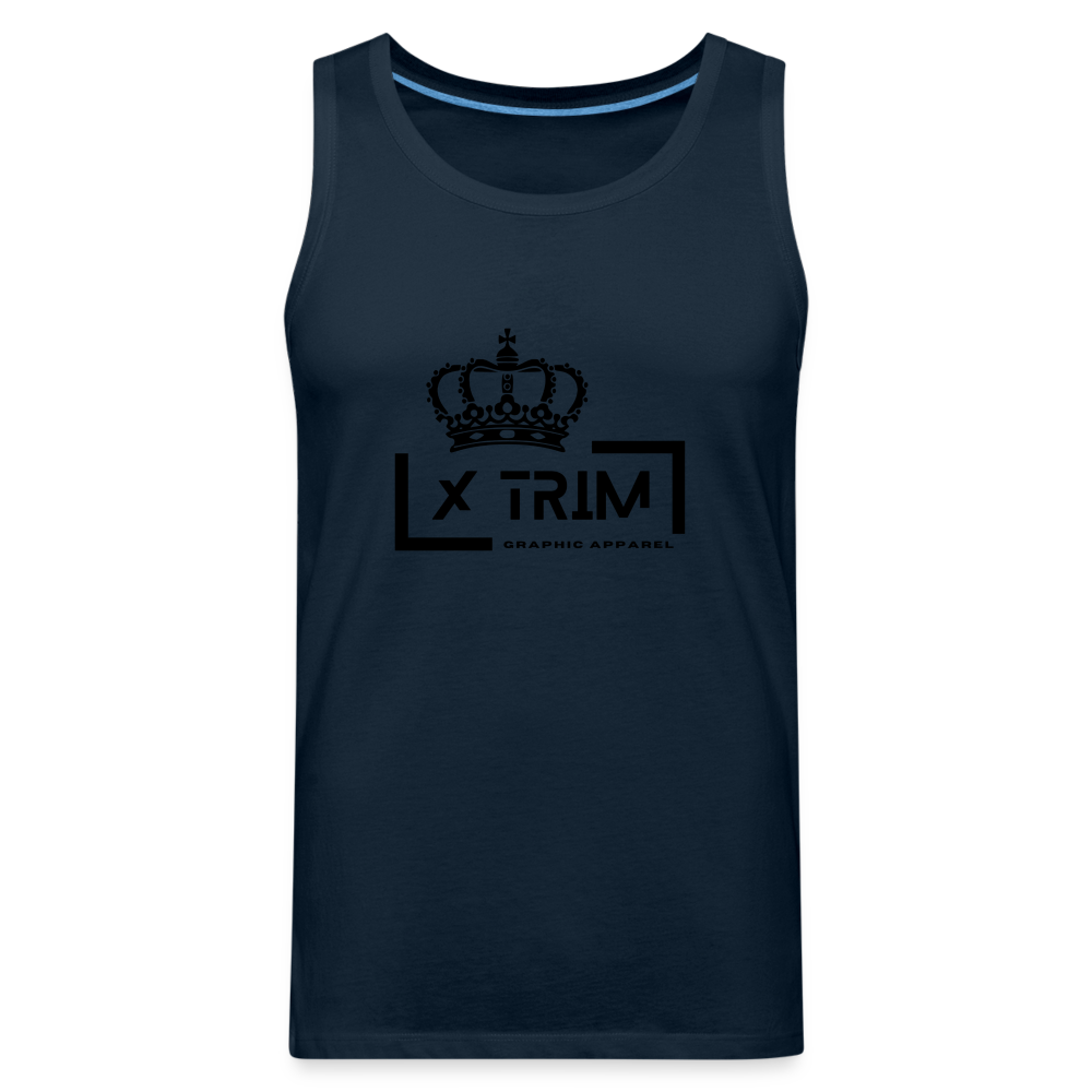 X TRIM - Royalty  Premium Tank - deep navy